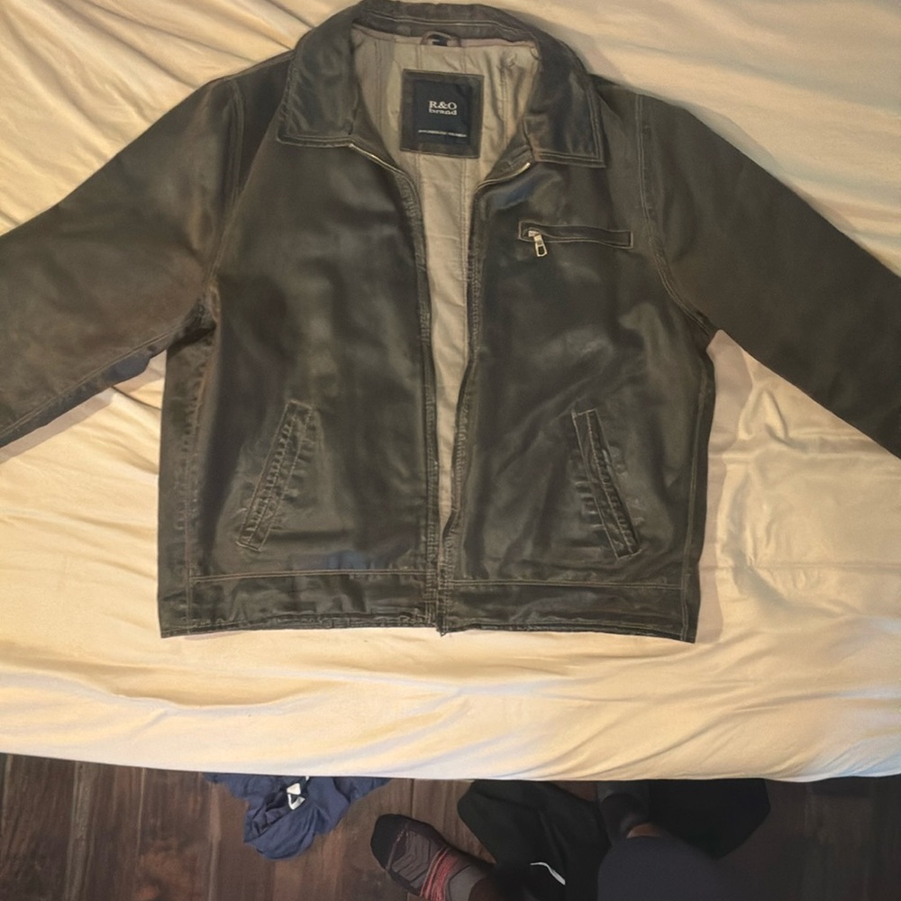 Vintage Vegan Leather Jacket